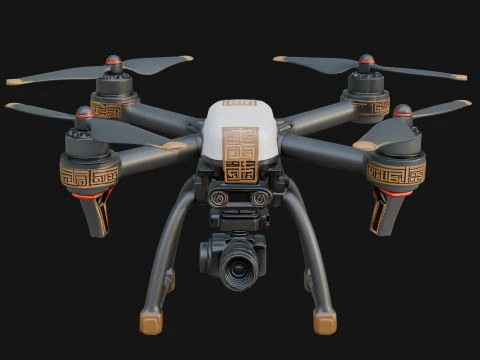 Quadcopter Drone Model Design 19 - 3D Print Model 3D Print Model