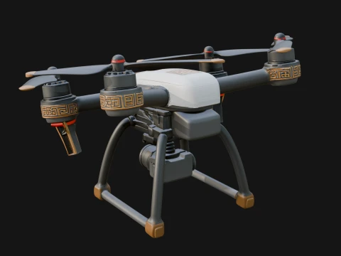 Quadcopter Drone Model Design 19 - 3D Print Model 3D Print Model