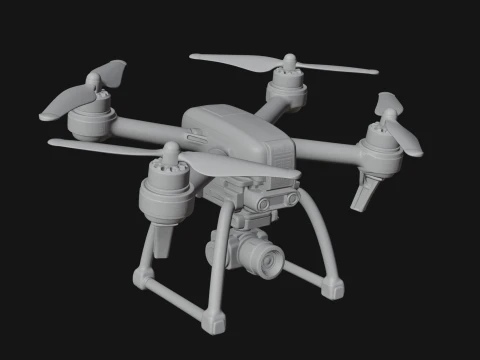 Quadcopter Drone Model Design 19 - 3D Print Model 3D Print Model