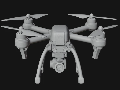 Quadcopter Drone Model Design 19 - 3D Print Model 3D Print Model