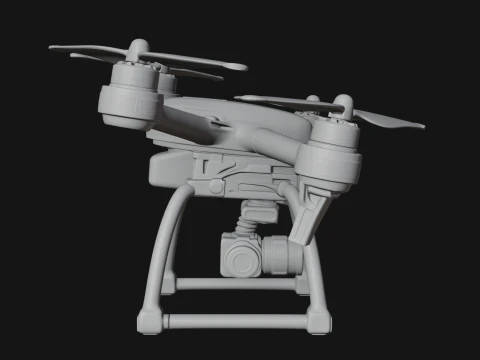 Quadcopter Drone Model Design 19 - 3D Print Model 3D Print Model