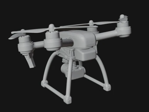 Quadcopter Drone Model Design 19 - 3D Print Model 3D Print Model