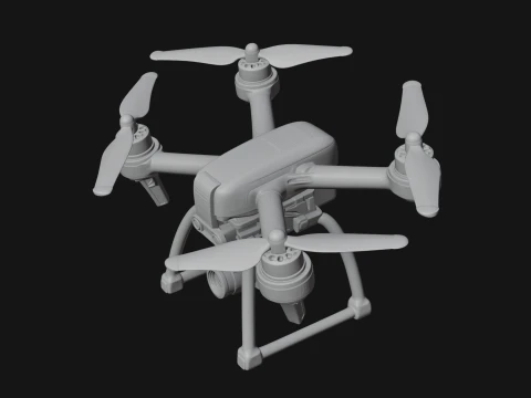 Quadcopter Drone Model Design 19 - 3D Print Model 3D Print Model