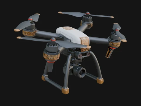 Quadcopter Drone Model Design 19 - 3D Print Model 3D 프린트 모델