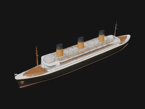 Cruise Ship Model Design 17 - 3D Print Model 3D Print Model