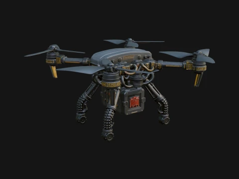 Quadcopter Drone Model Design 23 - 3D Print Model 3D 프린트 모델