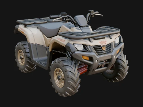 Quad Bike ATV Model Design 13 - 3D Print Model 3Dプリントモデル
