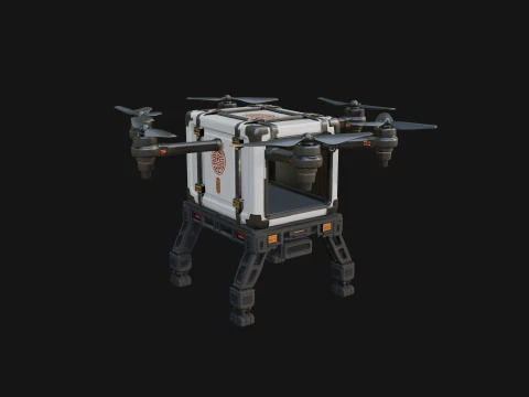 Quadcopter Drone Model Design 24 - 3D Print Model 3D Print Model