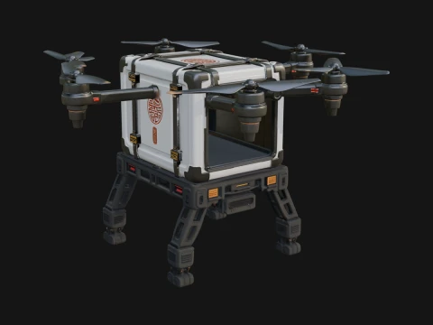 Quadcopter Drone Model Design 24 - 3D Print Model 3D 프린트 모델