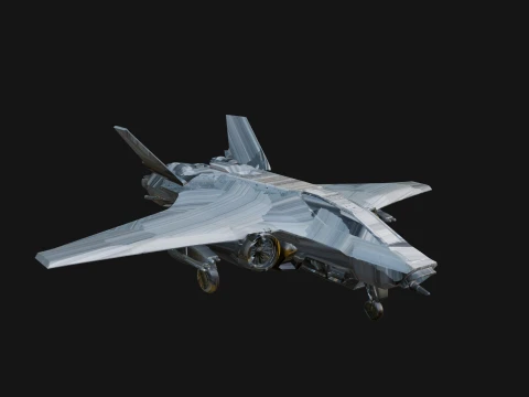 Sci Fi Fighter Craft Model Design 37 - 3D Print Model 3D Print Model