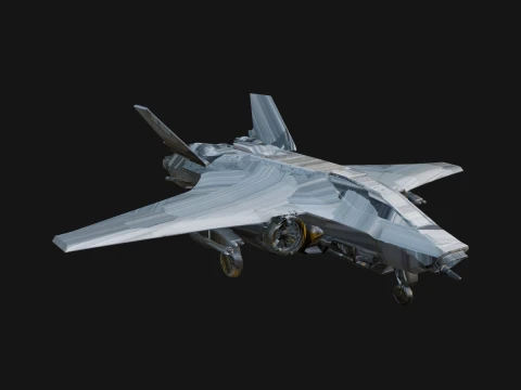 Sci Fi Fighter Craft Model Design 37 - 3D Print Model 3D Print Model