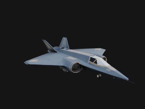 Military Jet Fighter Model Design 69 - 3D Print Model 3D Print Model