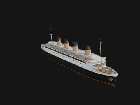 Cruise Ship Model Design 20 - 3D Print Model 3D Print Model