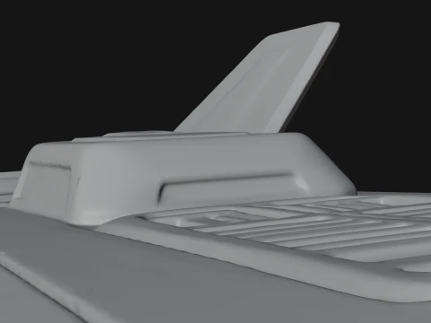 Sci Fi VTOL Craft Model Design 33 - 3D Print Model 3D Print Model