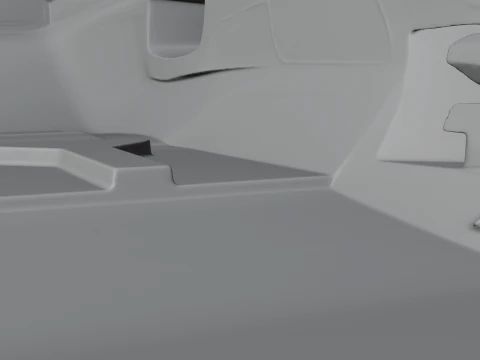 Sci Fi VTOL Craft Model Design 33 - 3D Print Model 3D Print Model