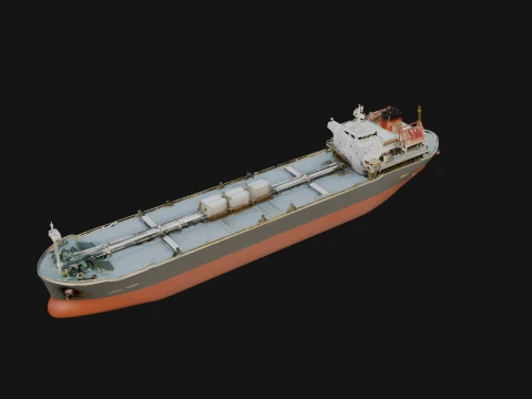 Bulk Carrier Ship Model Design 8 - 3D Print Model 3D Print Model