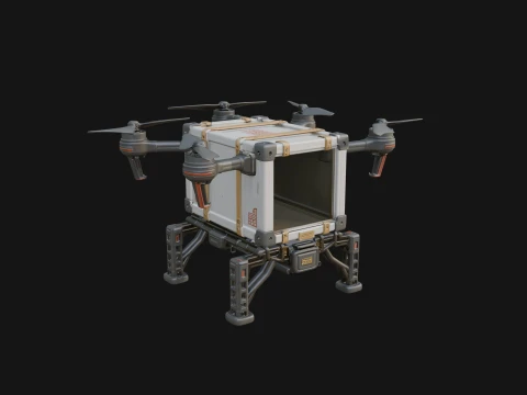 Quadcopter Drone Model Design 25 - 3D Print Model 3D Print Model