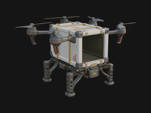 Quadcopter Drone Model Design 25 - 3D Print Model 3D 프린트 모델