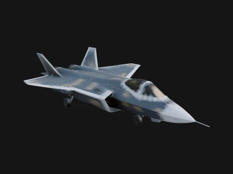 Military Jet Fighter Model Design 71 - 3D Print Model 3D Принт Модель