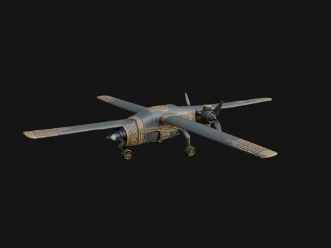 Military Drone Aircraft Model Design 21 - 3D Print Model 3D Print Model