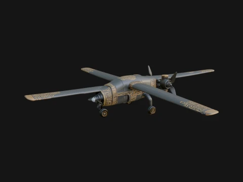 Military Drone Aircraft Model Design 21 - 3D Print Model Modelo de impresión 3D