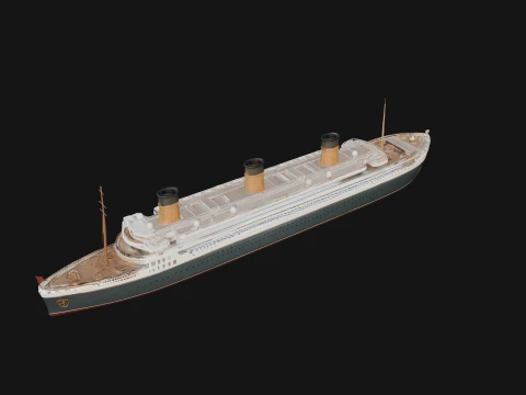 Cruise Ship Model Design 21 - 3D Print Model 3D Print Model