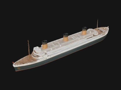 Cruise Ship Model Design 21 - 3D Print Model 3D printmodel