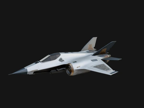 Sci Fi Fighter Craft Model Design 38 - 3D Print Model 3D Print Model