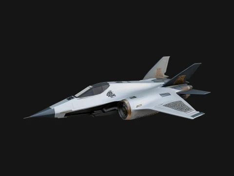 Sci Fi Fighter Craft Model Design 38 - 3D Print Model 3D Print Model