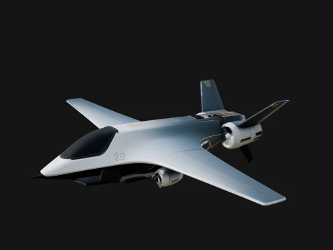 Military Drone Aircraft Model Design 23 - 3D Print Model 3D Print Model