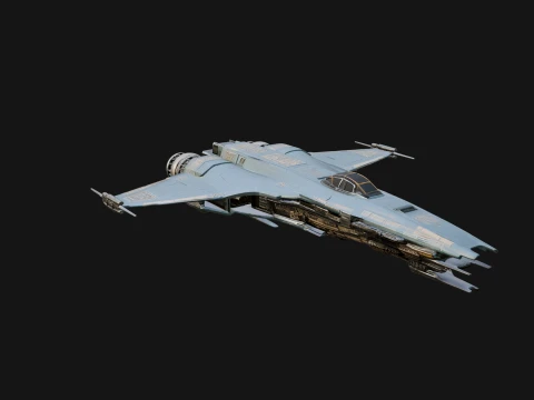 Sci Fi Fighter Craft Model Design 39 - 3D Print Model 3D Print Model