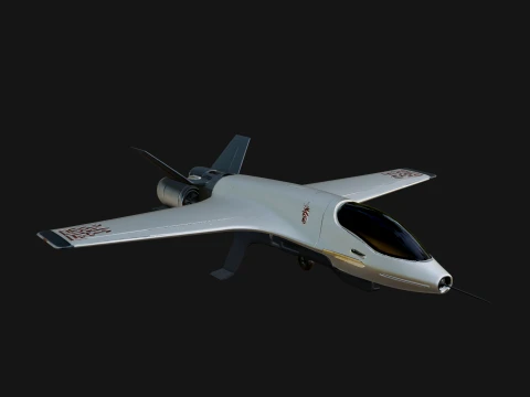 Sci Fi Fighter Craft Model Design 40 - 3D Print Model 3D Print Model