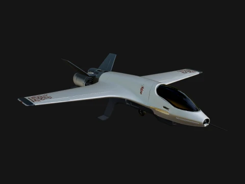 Sci Fi Fighter Craft Model Design 40 - 3D Print Model 3D 프린트 모델