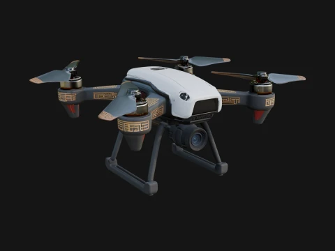 Quadcopter Drone Model Design 26 - 3D Print Model 3D 프린트 모델