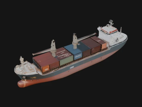 Container Ship Model Design 20 - 3D Print Model 3D printmodel