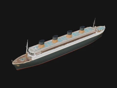 Cruise Ship Model Design 23 - 3D Print Model 3D printmodel