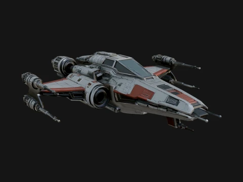 Sci Fi Fighter Craft Model Design 41 - 3D Print Model 3D Print Model