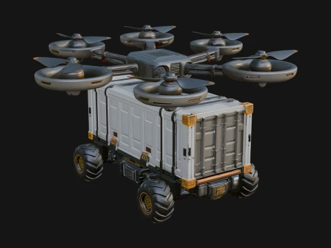 Quadcopter Drone Model Design 27 - 3D Print Model 3D 프린트 모델
