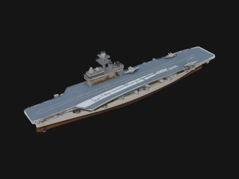 Aircraft Carrier Model Design 1 - 3D Print Model 3D printmodel
