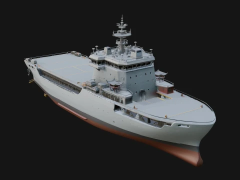 Offshore Supply Ship Model Design 1 - 3D Print Model 3D Baskı Modeli