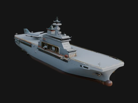 Aircraft Carrier Model Design 2 - 3D Print Model 3D Принт Модель
