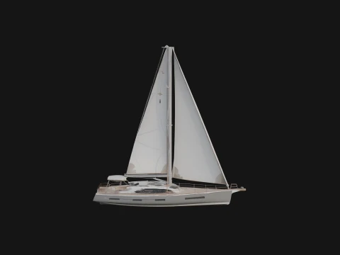 Sailing Yacht Model Design 1 - 3D Print Model 3D Print Model