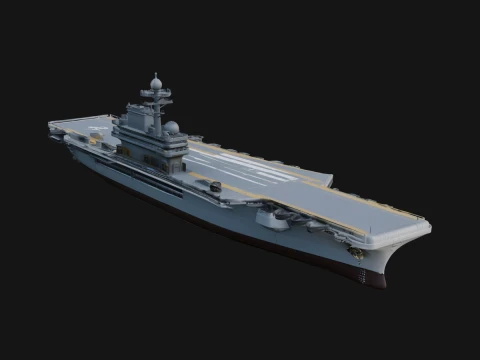 Aircraft Carrier Model Design 3 - 3D Print Model 3D Принт Модель
