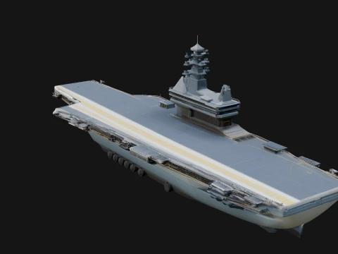Aircraft Carrier Model Design 4 - 3D Print Model 3D Print Model