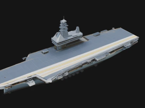 Aircraft Carrier Model Design 4 - 3D Print Model 3D Print Model