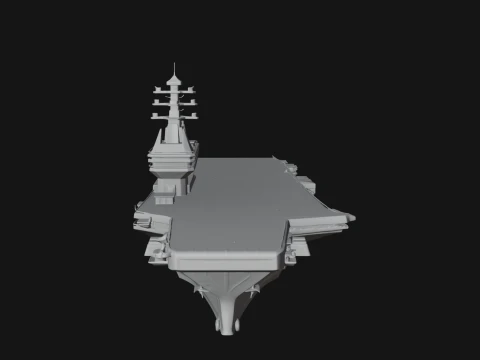 Aircraft Carrier Model Design 4 - 3D Print Model 3D Print Model