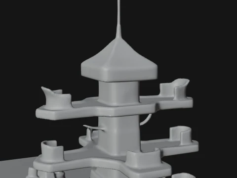 Aircraft Carrier Model Design 4 - 3D Print Model 3D Print Model