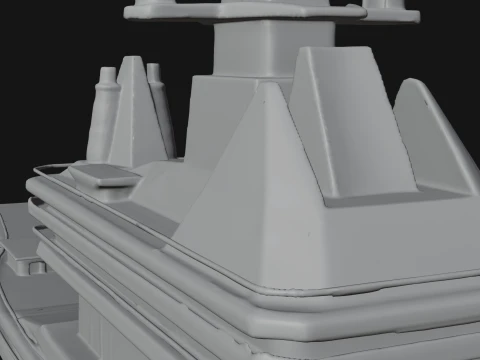 Aircraft Carrier Model Design 4 - 3D Print Model 3D Print Model