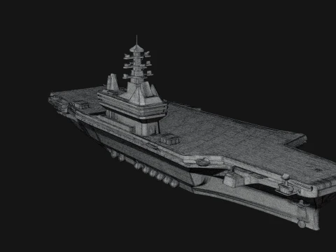 Aircraft Carrier Model Design 4 - 3D Print Model 3D Print Model