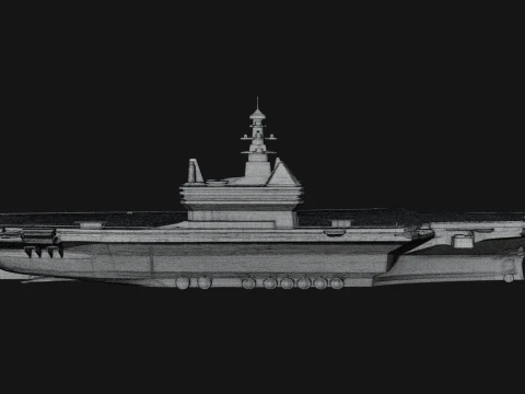 Aircraft Carrier Model Design 4 - 3D Print Model 3D Print Model